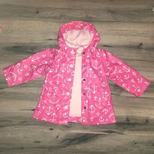 Pink Anchor Raincoat